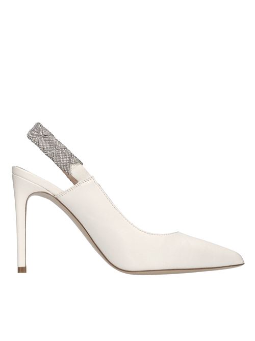 Décolleté slingback in pelle e microstrass NINALILOU | 321214L9 NAPPAAVORIO